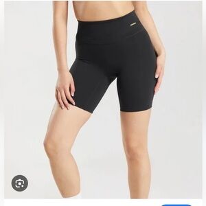 Gymshark Black High Rise Compression Bike Shorts size S